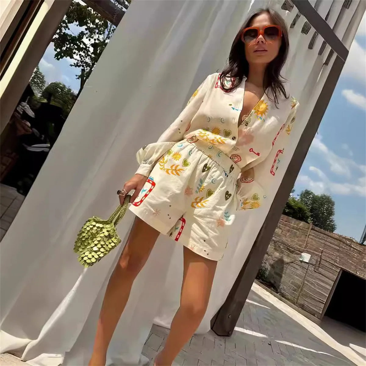 Goddess Glow Two-Piece Summer Set