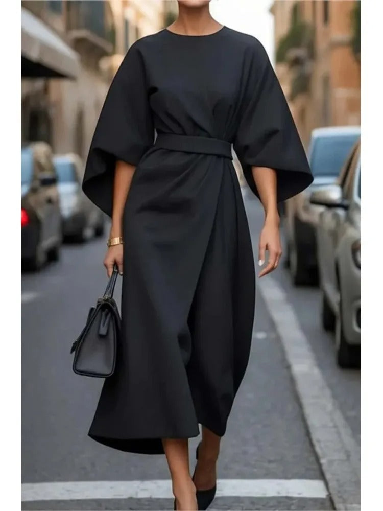 Spring Grace Batwing Maxi Dress