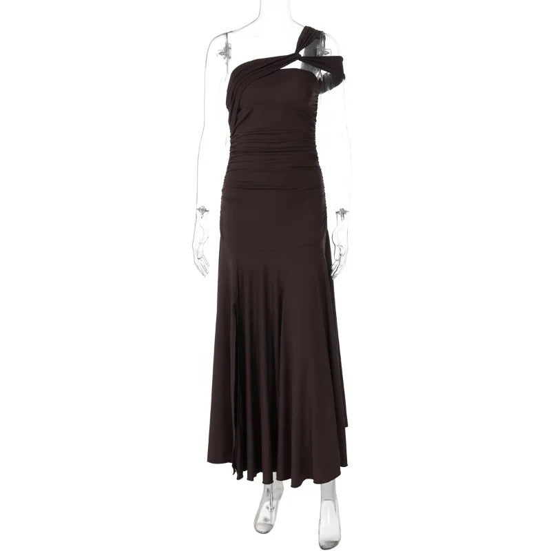 Talenza Vintage One-Shoulder Evening Dress