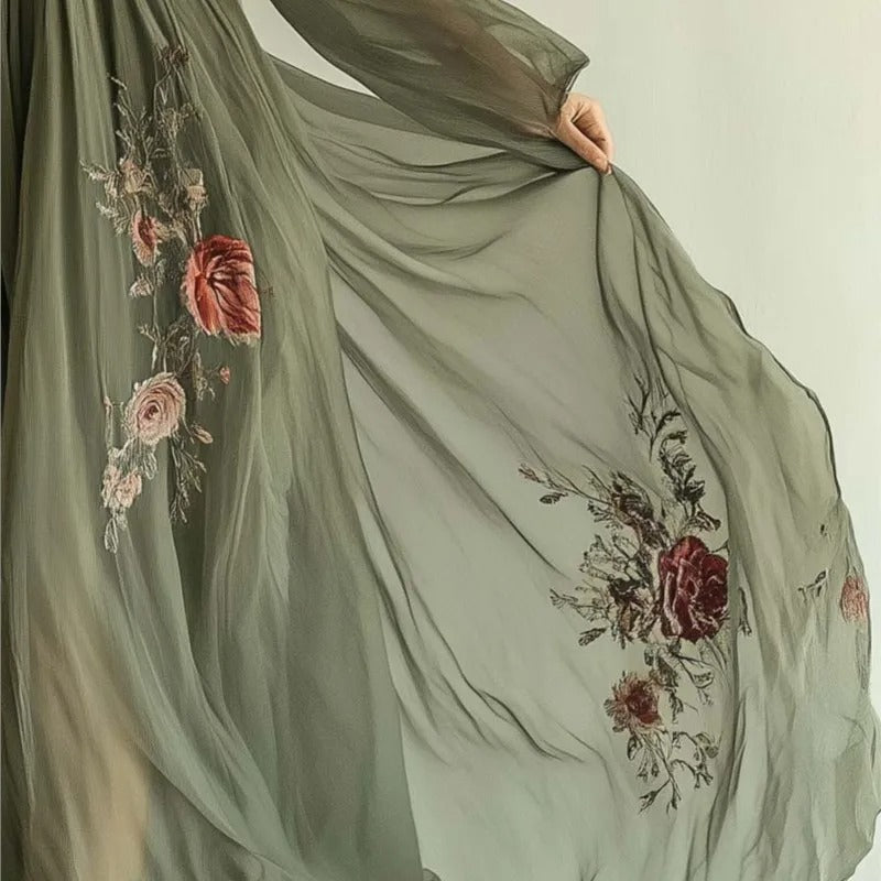 Boho Beauty V-Neck Maxi Dress