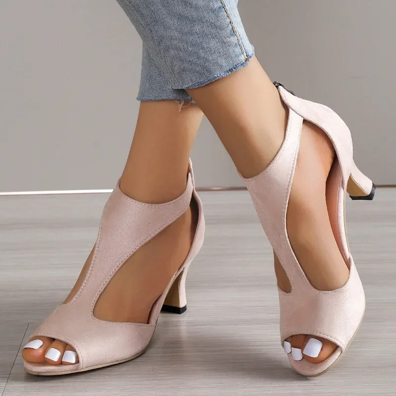 Stiletto Fishmouth Sandals