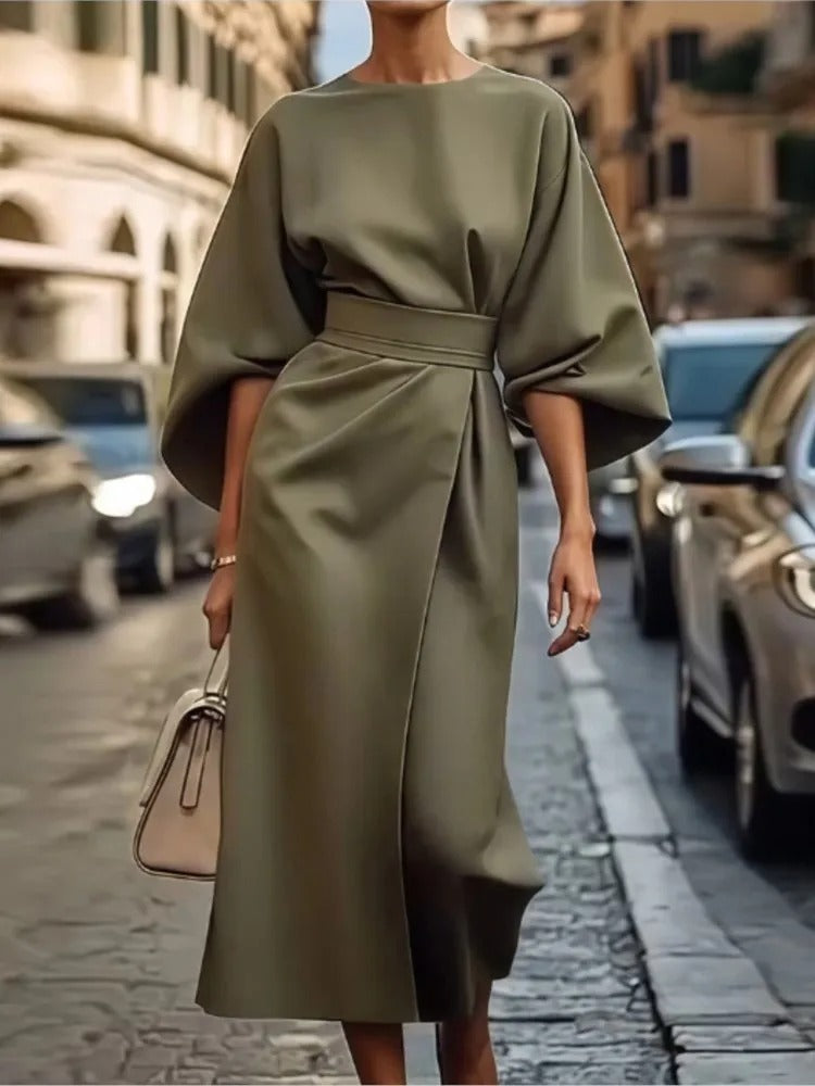 Spring Grace Batwing Maxi Dress