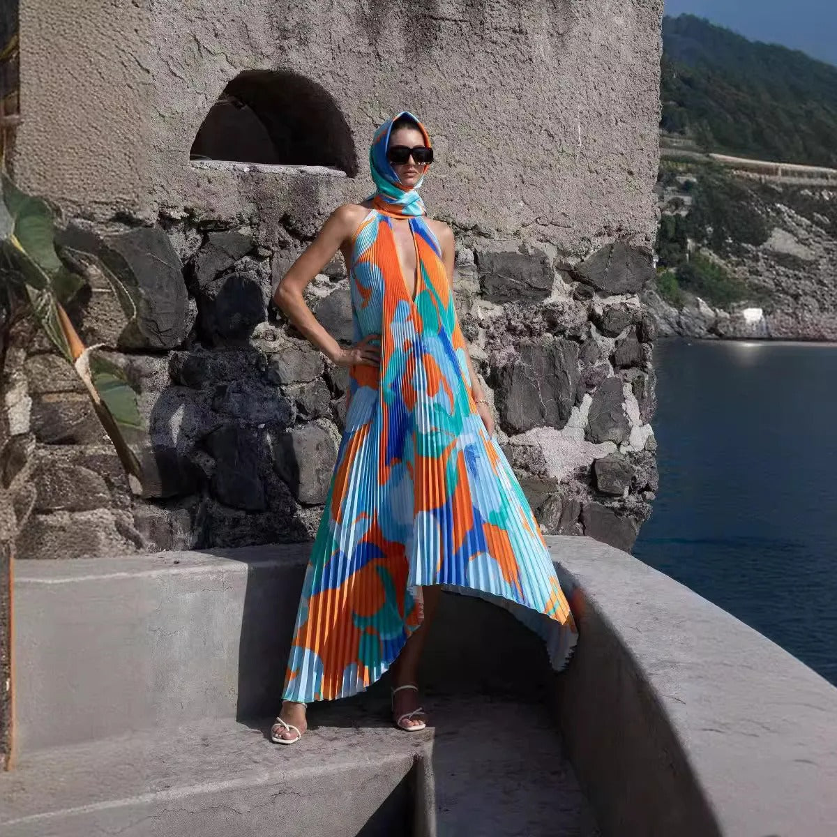 Elysian Drift Off-Shoulder Dress