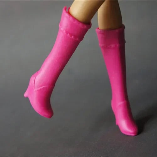 Chic Heeled Doll Boots