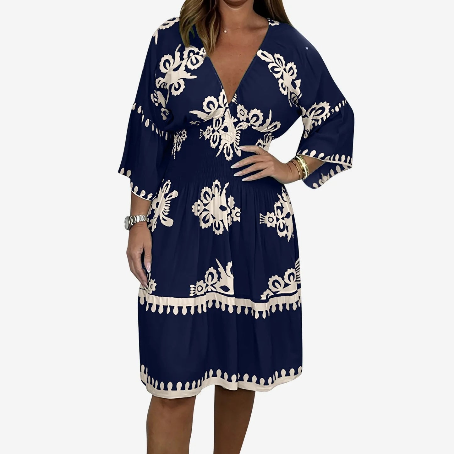 Floral Flare Boho Tunic