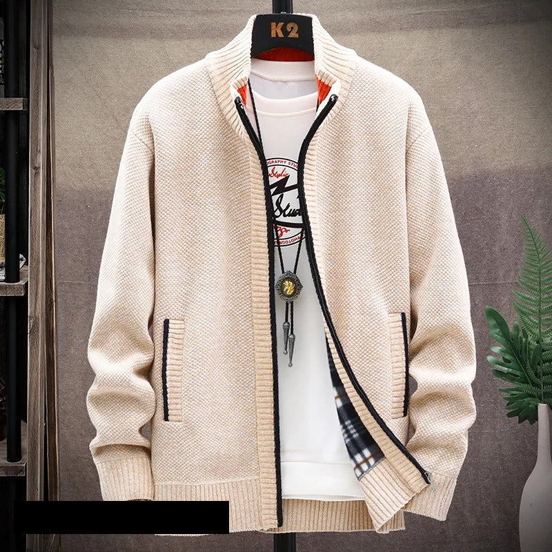 NordCore Fleece-Lined Hooded Cardigan