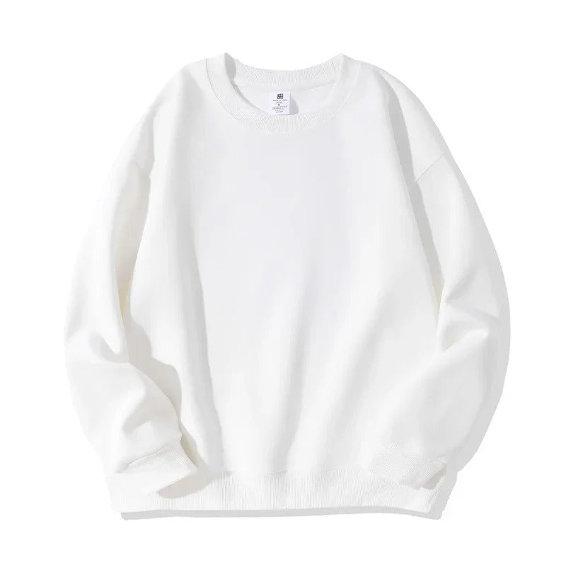 Casual Loose Fit Round Neck Sweatshirt
