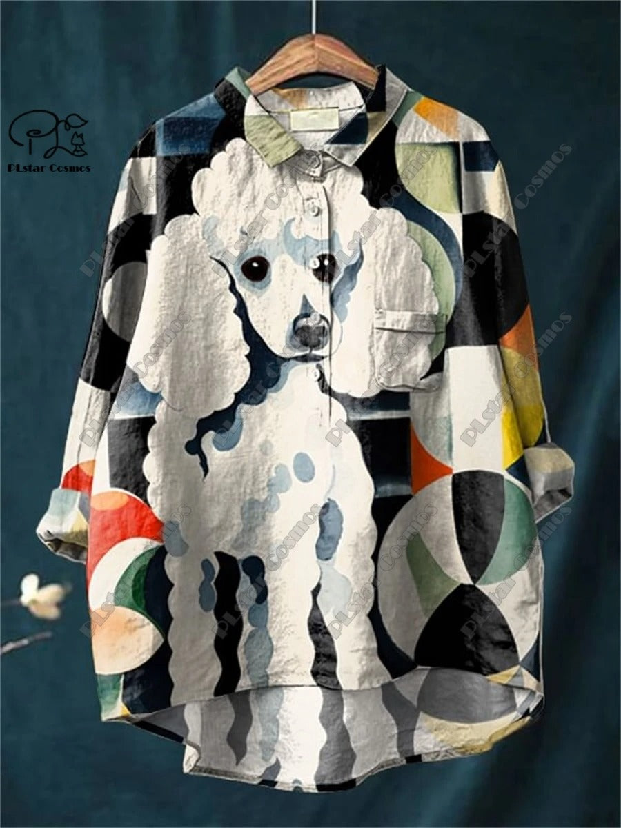 Retro Bloom 3D Floral Tube Shirt