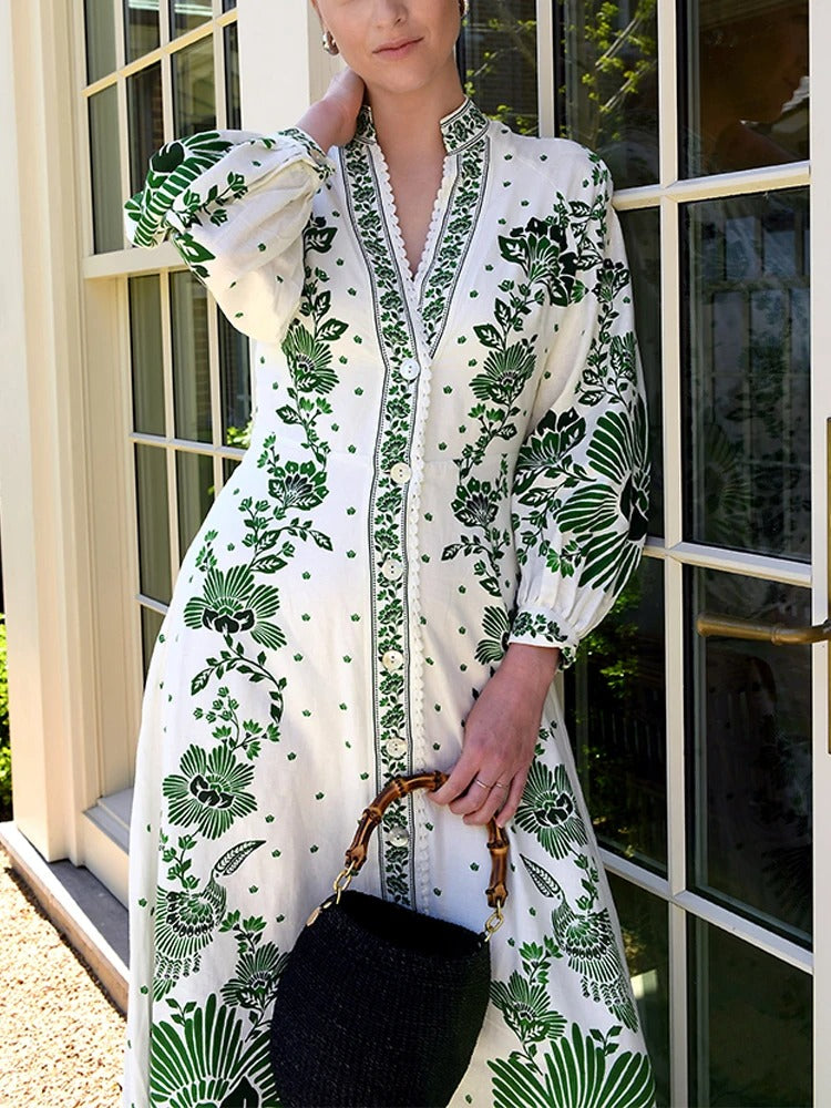 Nature Muse Maxi Dress