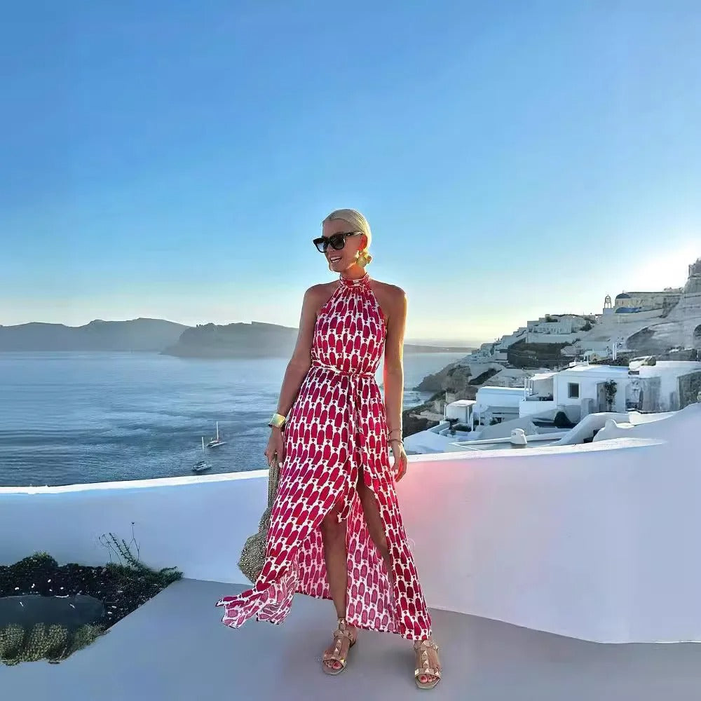 Halter Neck Beach Dress