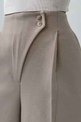 Chic Slim Wide-Leg Office Pants