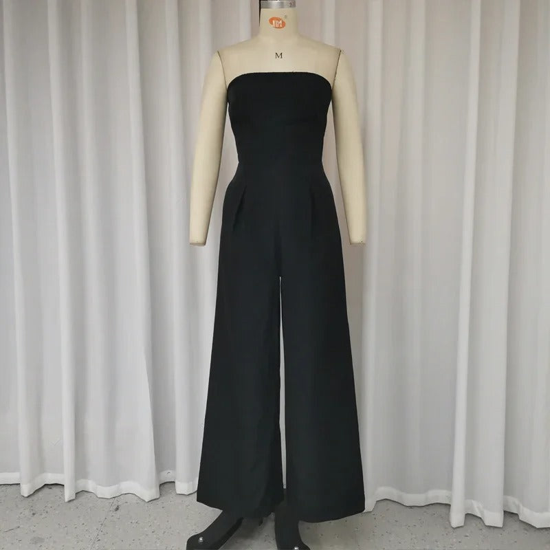 Wefads Strapless Jumpsuit
