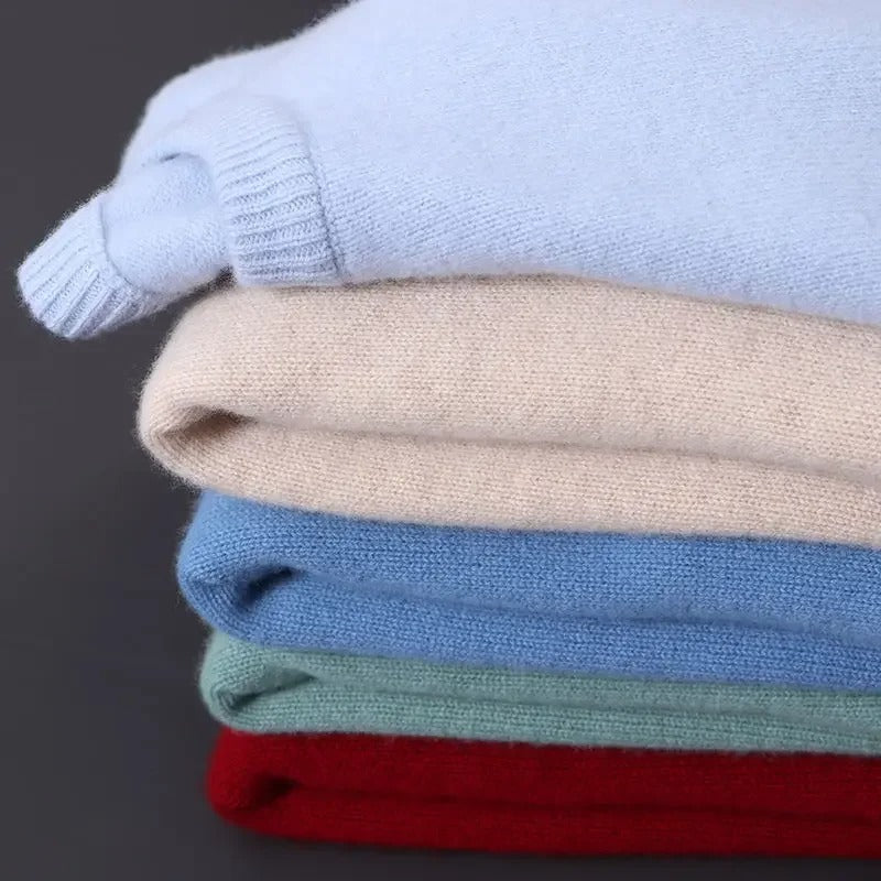 Men's Warm Cashmere Knit Sweater
