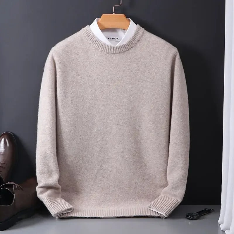 Men's Warm Cashmere Knit Sweater