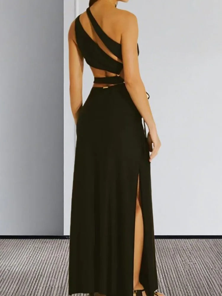 Scoop Neck Beach Maxi Dress