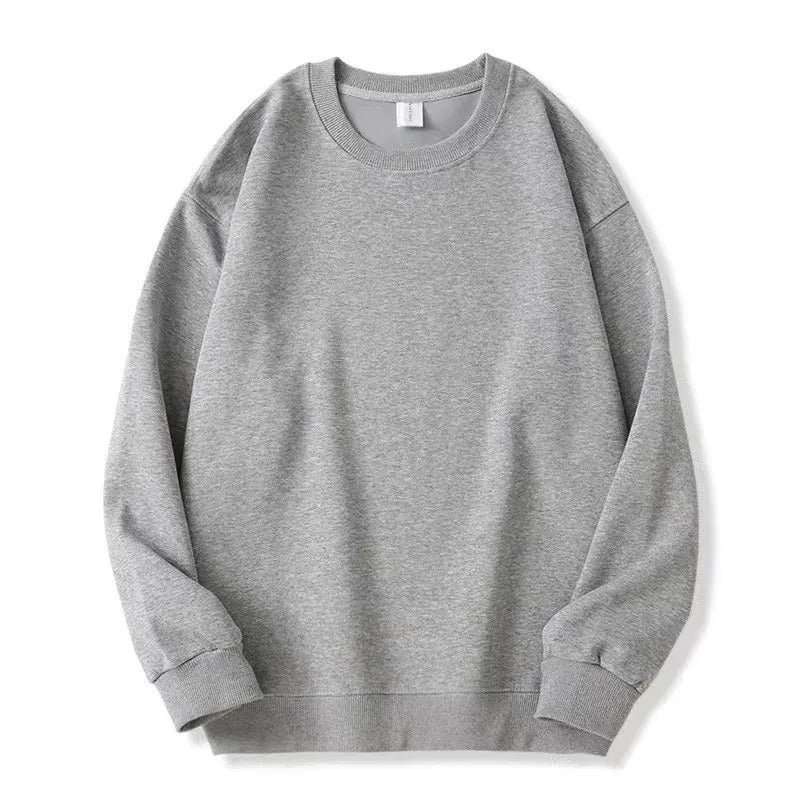 Casual Loose Fit Round Neck Sweatshirt