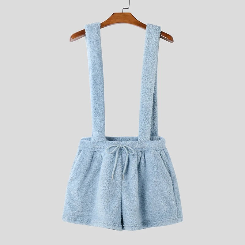 Men's Suede Overalls