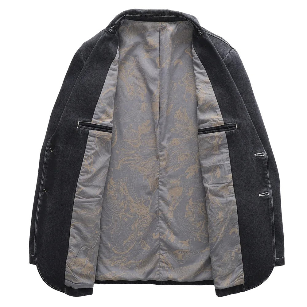 Denim Edge Slim Fit Blazer