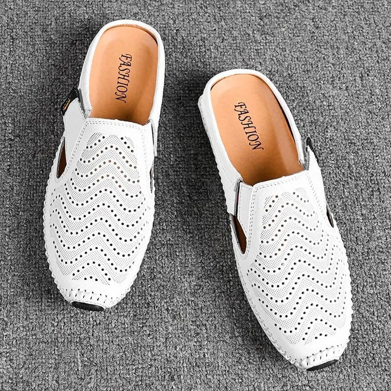 UrbanDrive Leather Mules