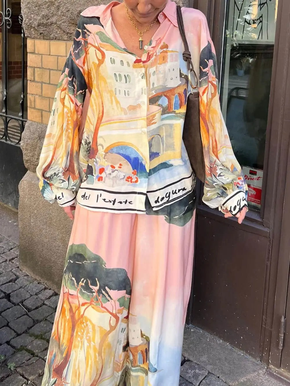 Printed Chic 2-Piece Suit