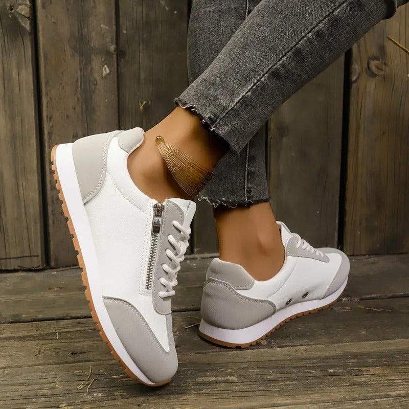 Comfort Lace Up Flat Women's Sneakers