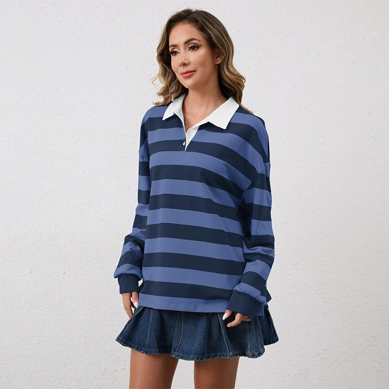 Color-Block Oversized Pullover