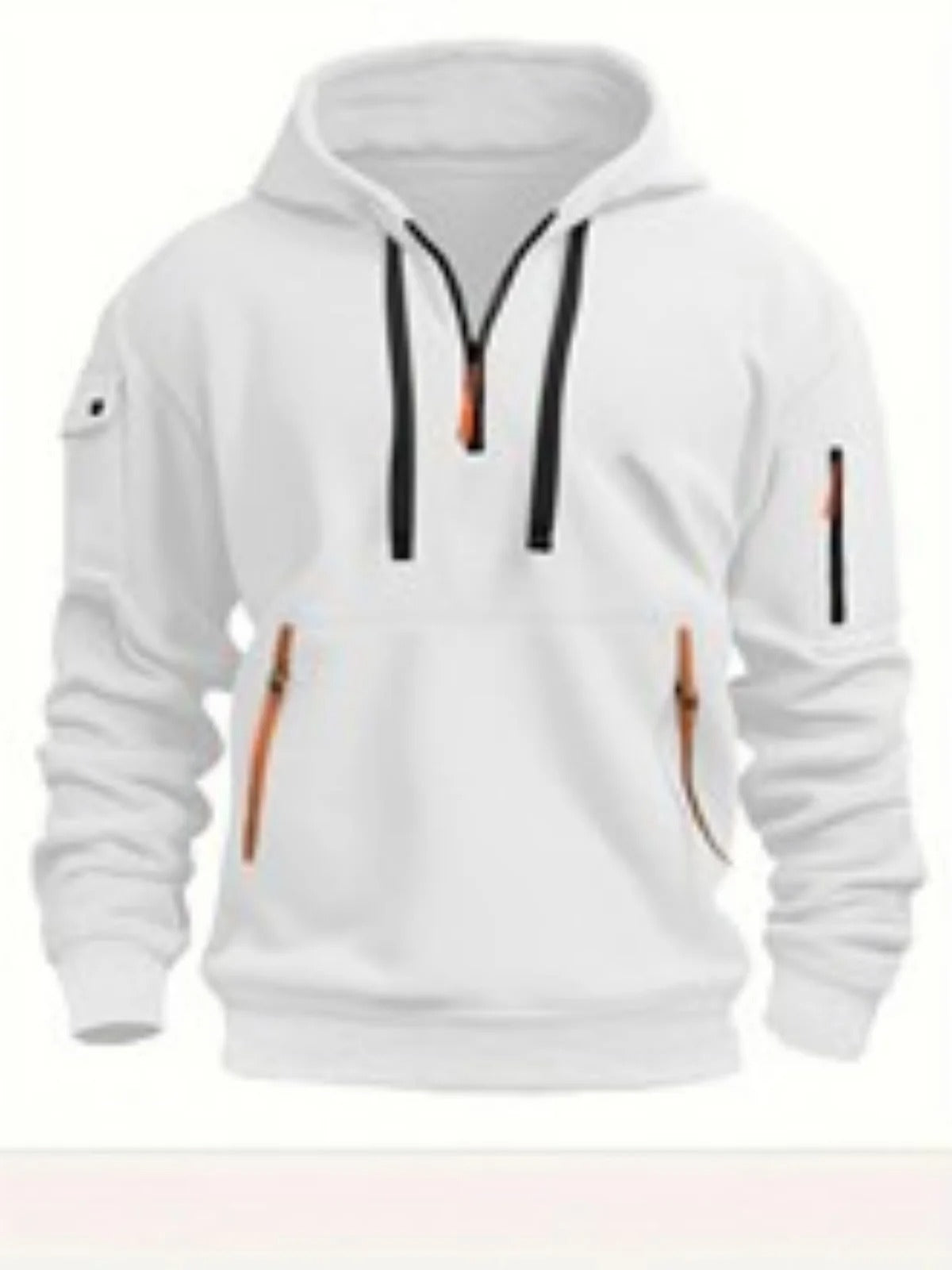 Urban Edge Zipper Pocket Hoodie