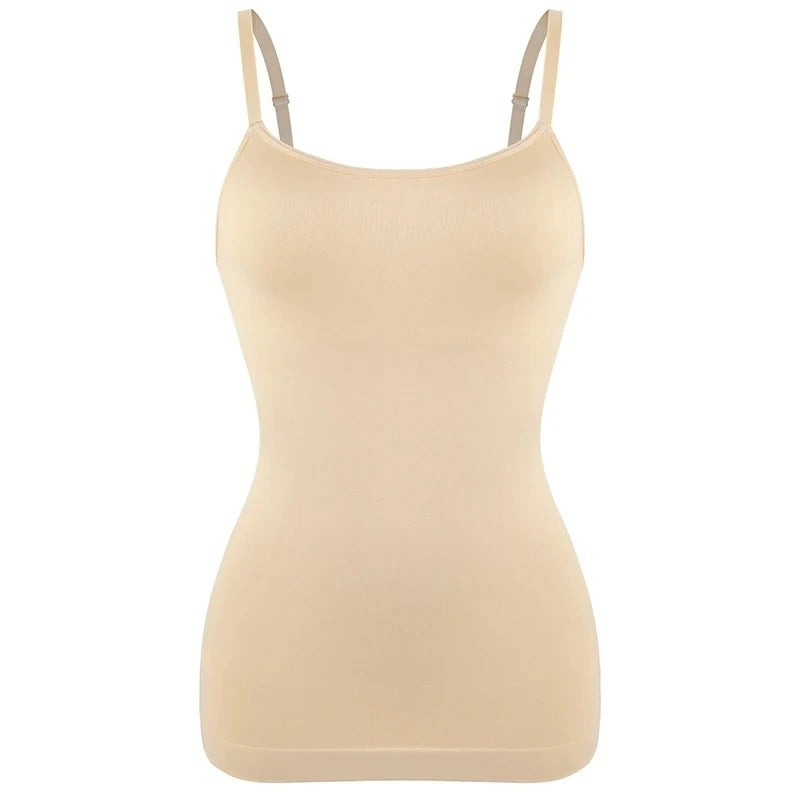 Sleek Crew Neck Slimming Shapewear Top