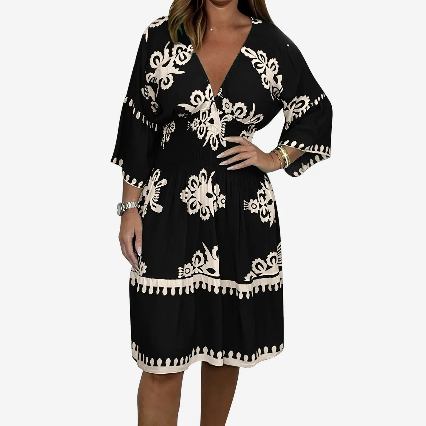 Floral Flare Boho Tunic