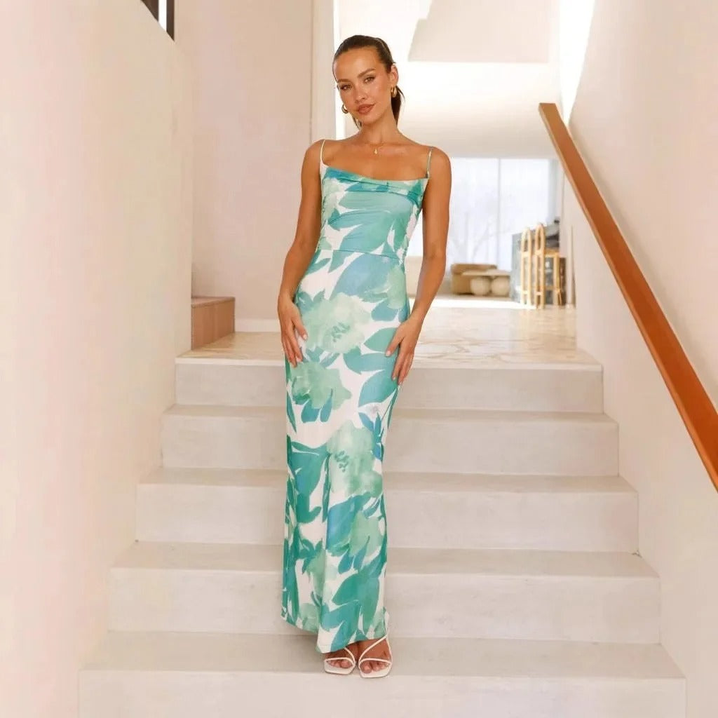 Halter Neck Bodycon Maxi