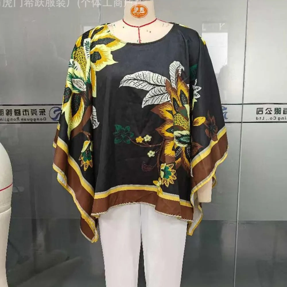 Retro Beauty Loose Elegance Pullover