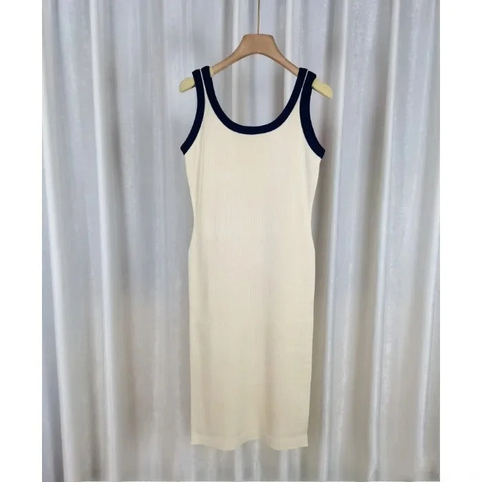 Stylish Black Knit Summer Dress