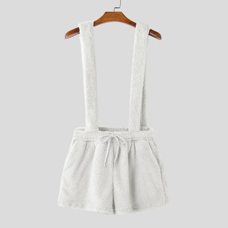 Men's Suede Overalls