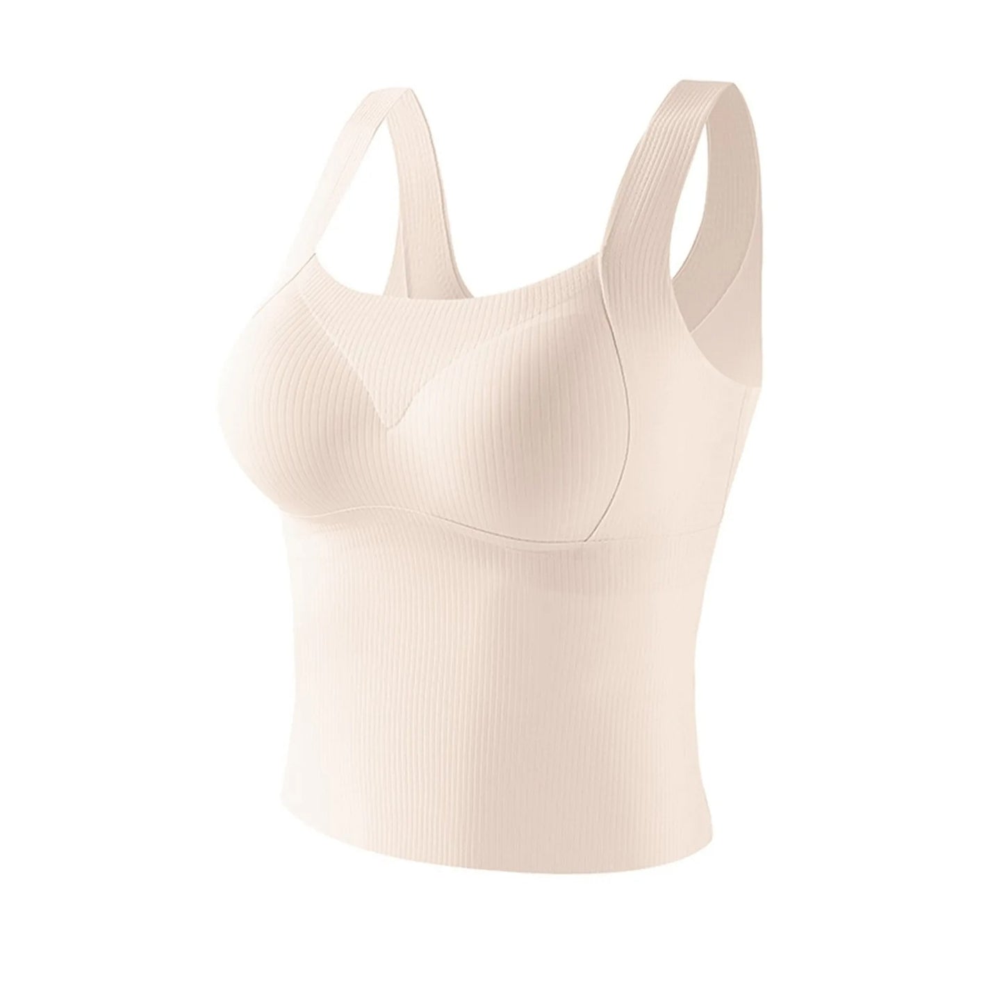 Square Neck Padded Push-Up Tank