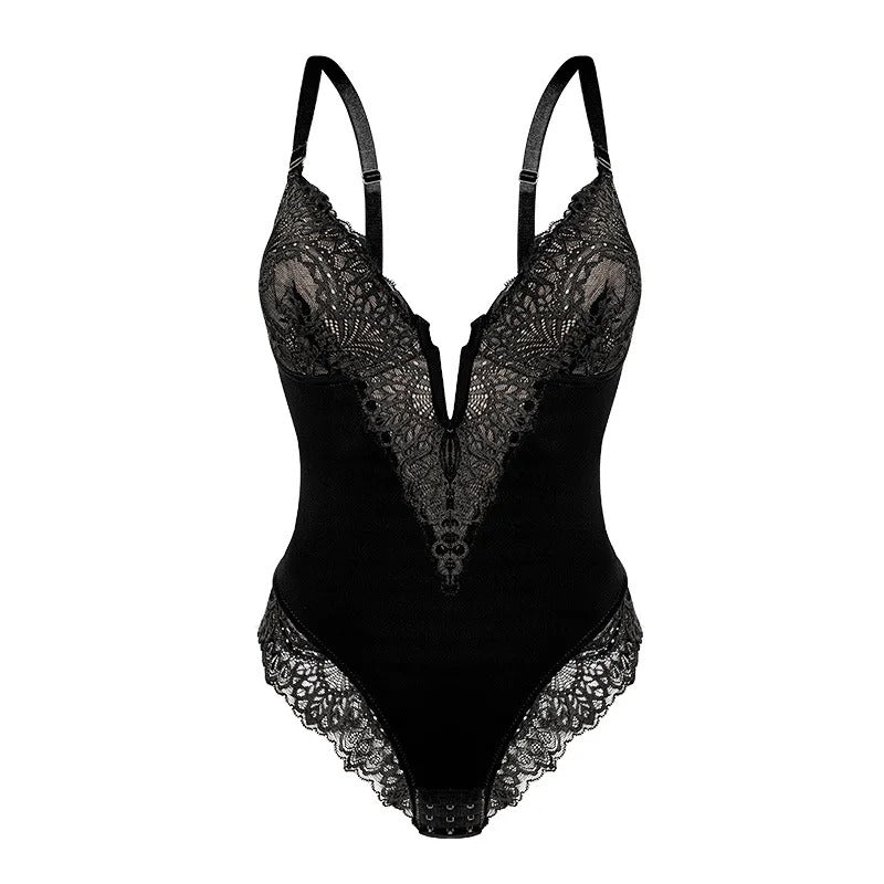 SculptLace V-Neck Bodysuit