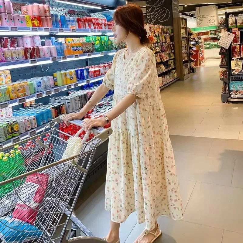 Blossom Ease Plus Midi Dress