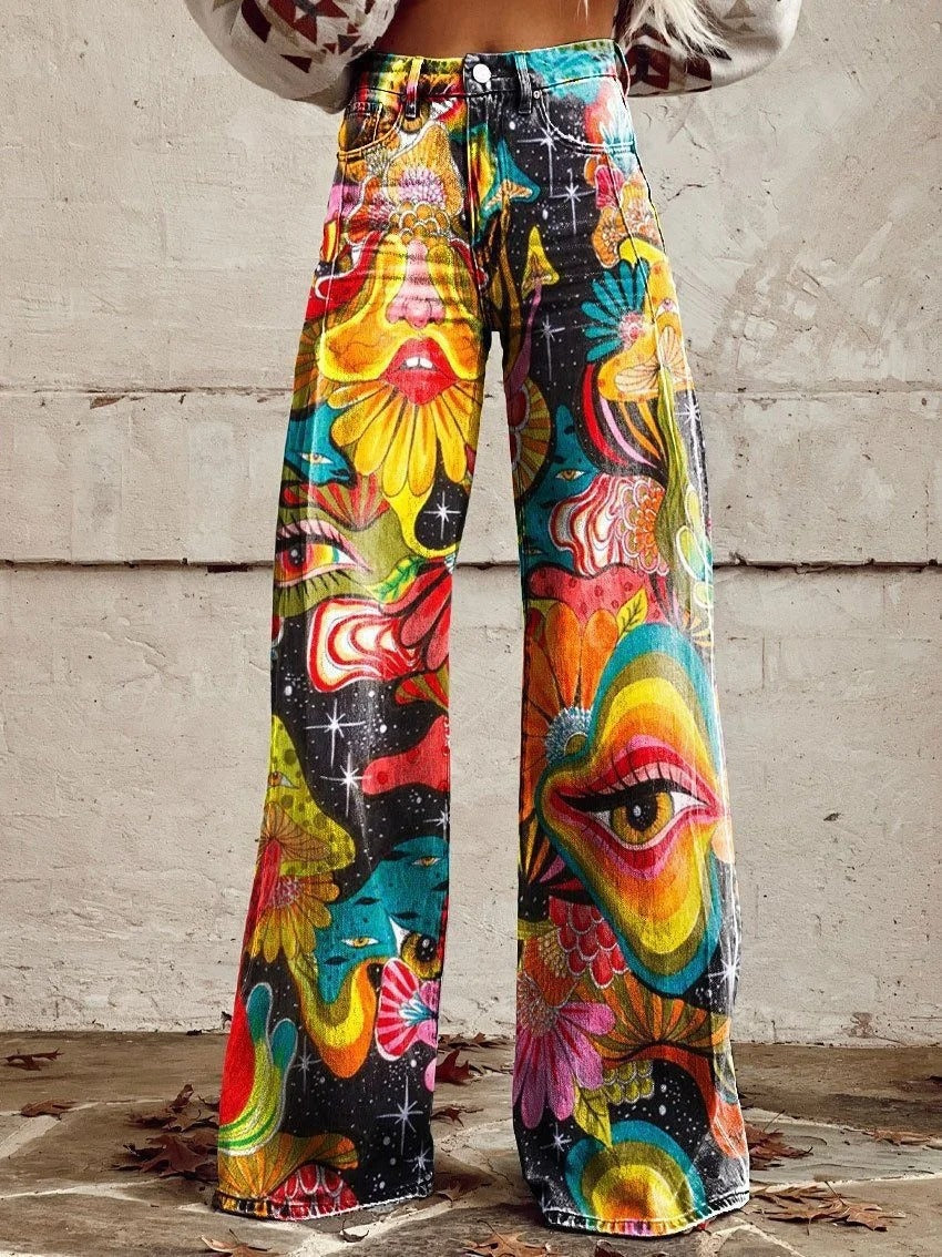 Chic Wide-Leg Cargo Pants