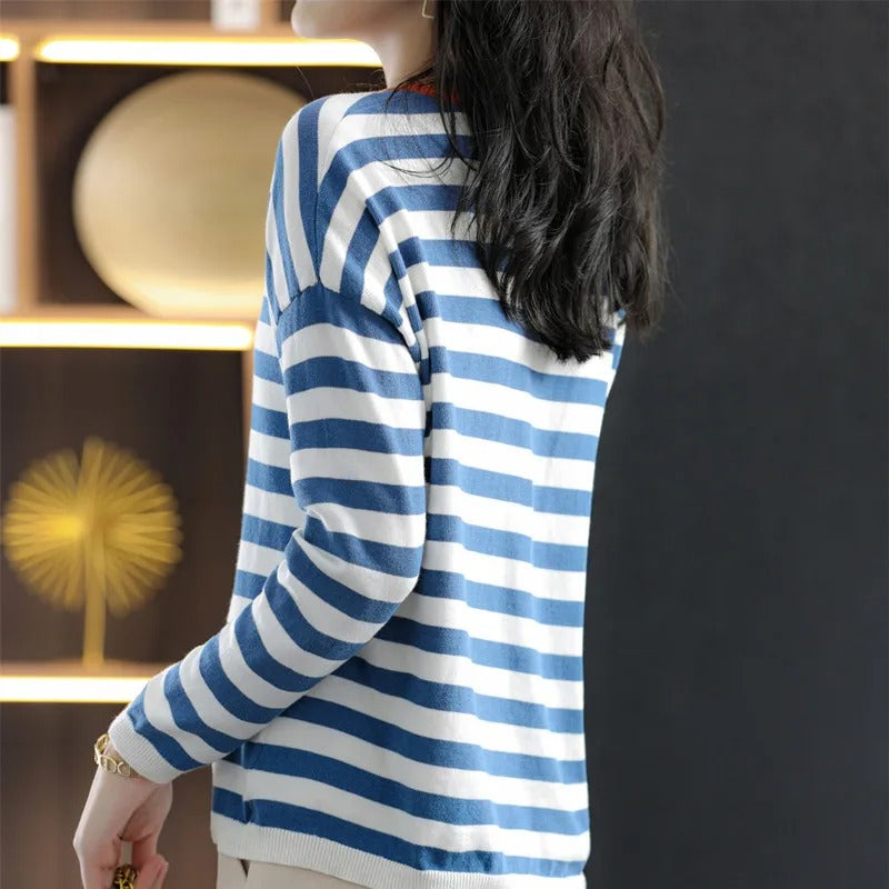 Classic Striped Cotton Tee