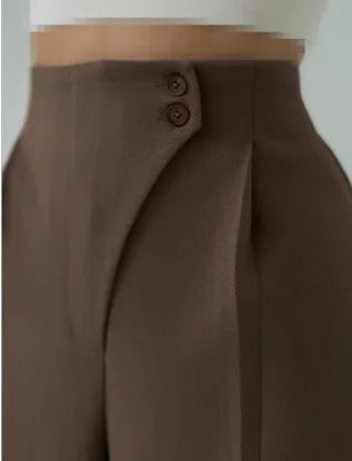 Chic Slim Wide-Leg Office Pants