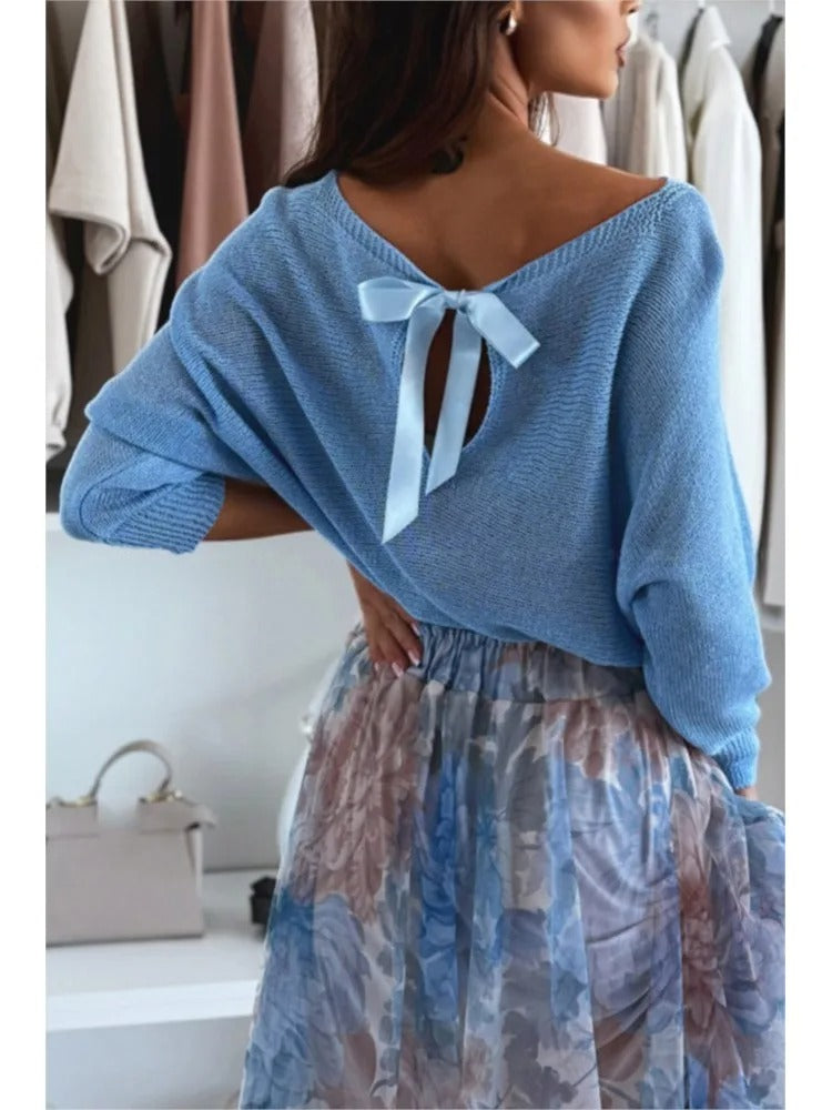 Printed Chiffon Elastic Waist Skirt