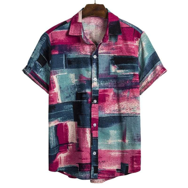 Boho Geometric Beach Shirt