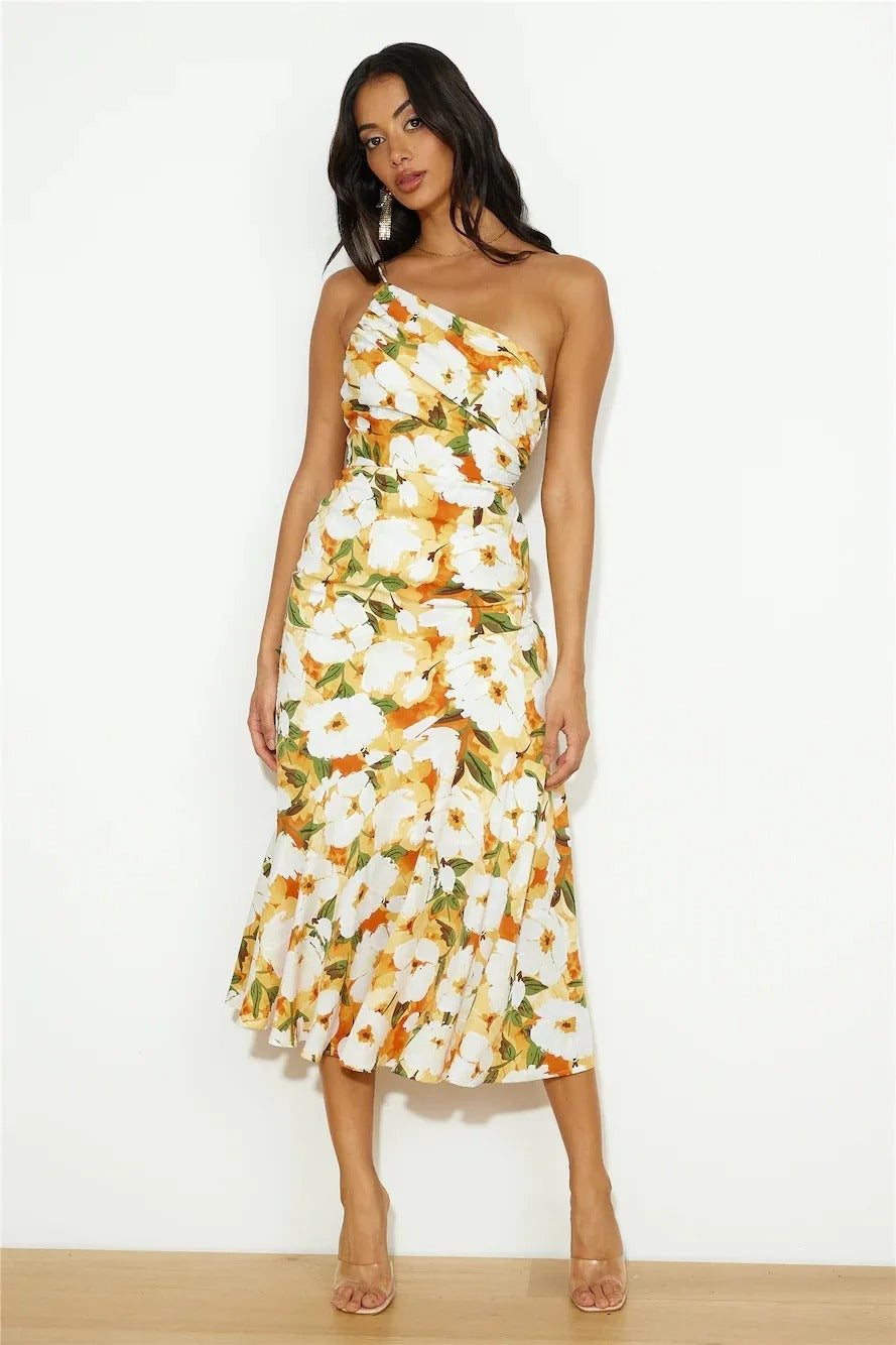 Floral Flair Mermaid Dress