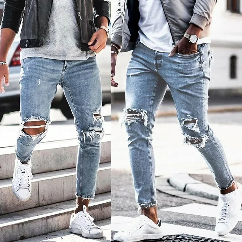 Y2K Punk Biker Jeans