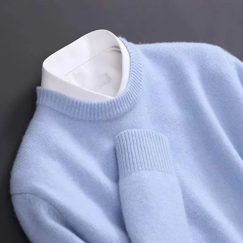 Men's Warm Cashmere Knit Sweater
