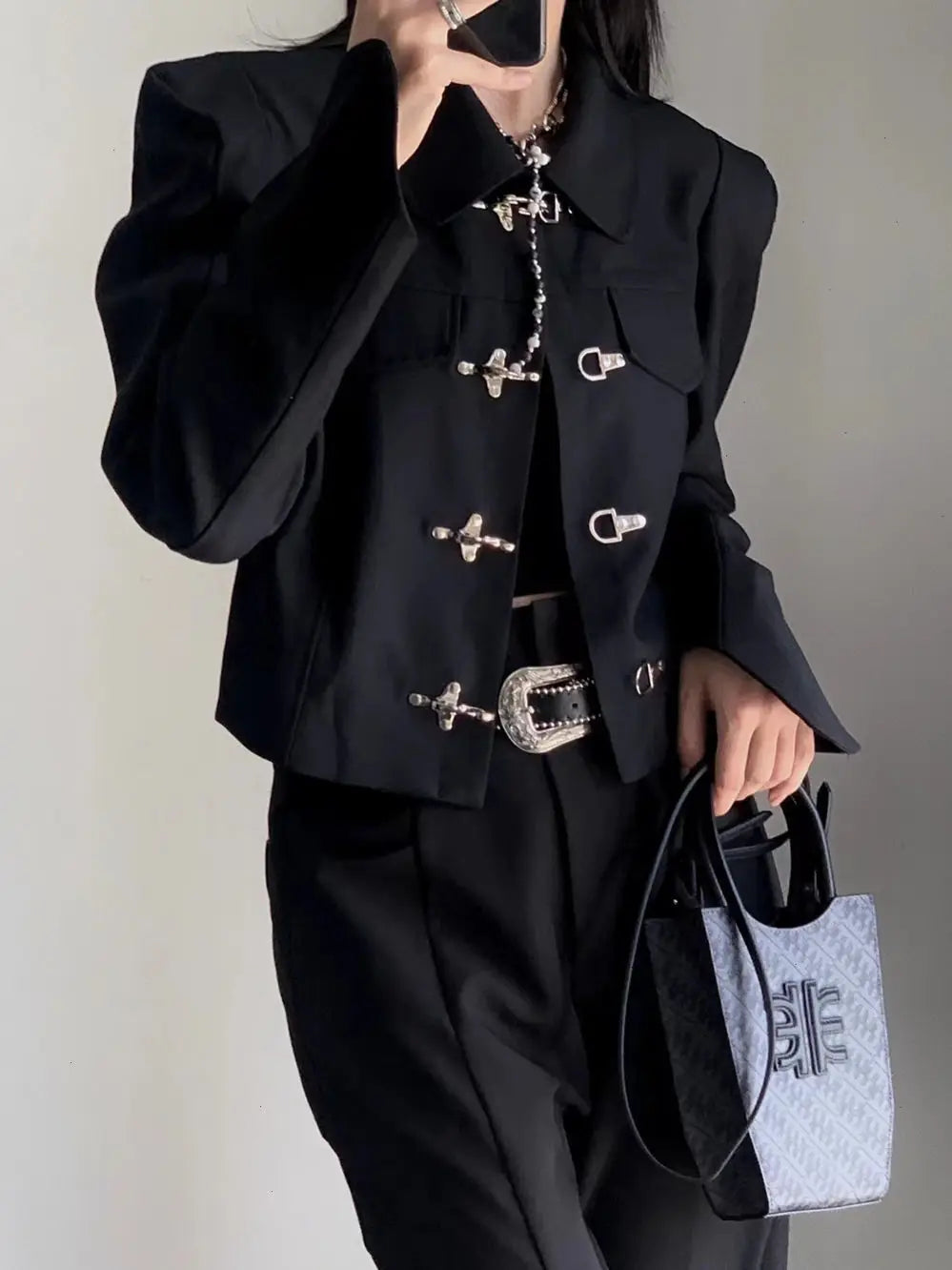 Chinese Style Button Coat Rich Allure
