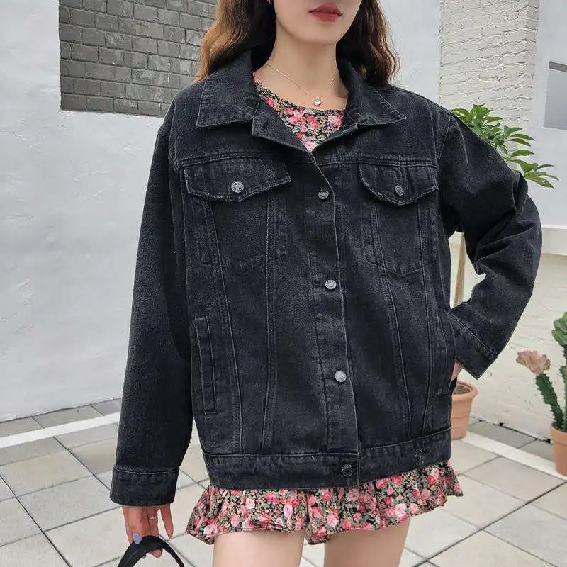 Boho Bloom Embroidered Denim Jacket