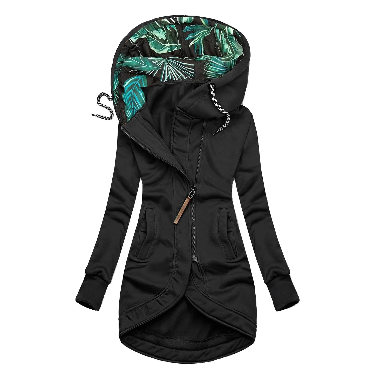 Snow Thread Slim Hooded Trench Coat Rich Allure
