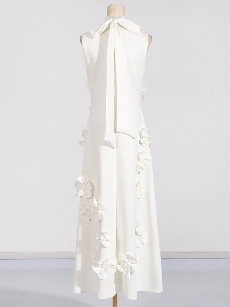 Lace Luxe Patchwork High Waist Dress
