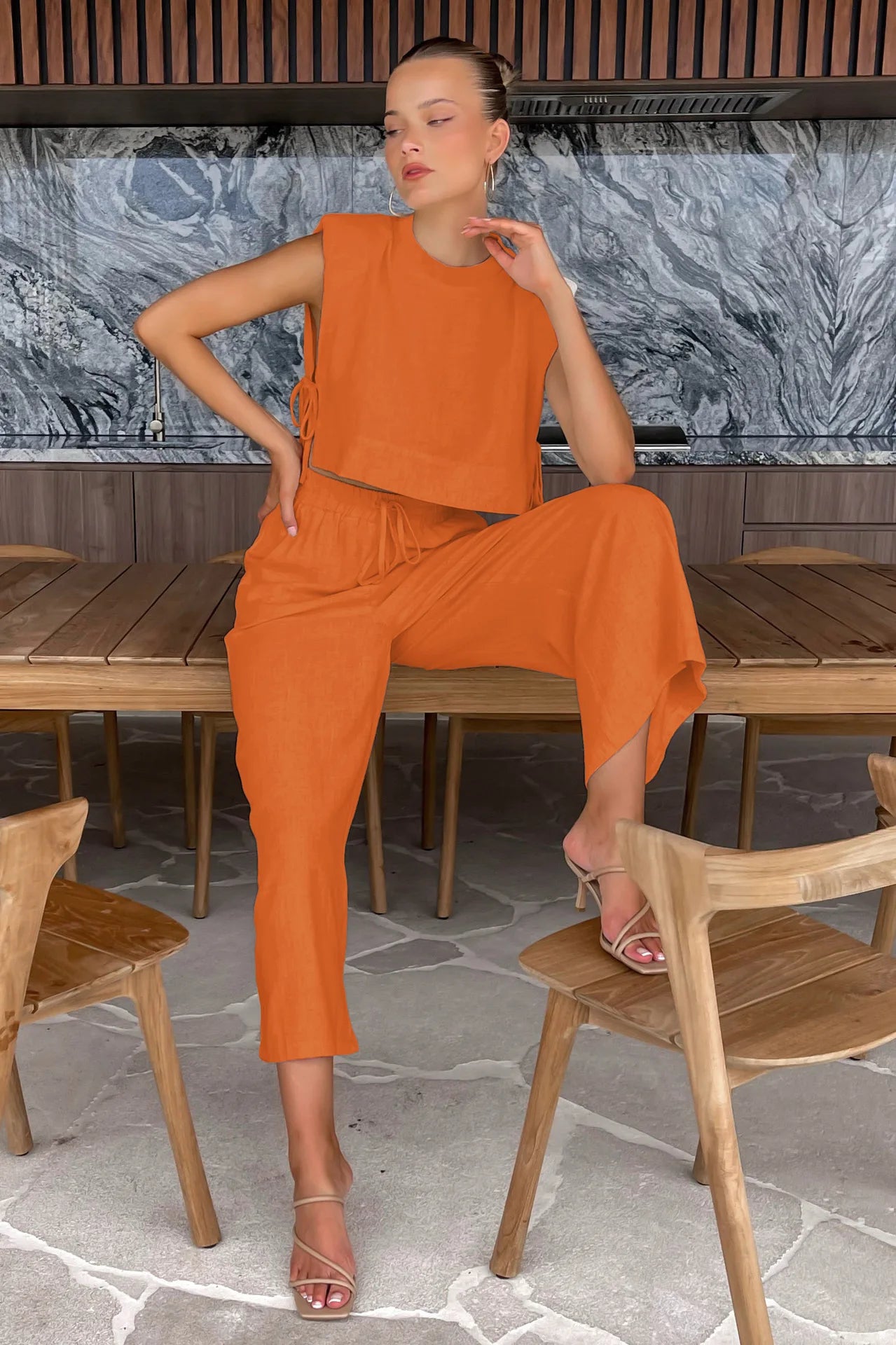 Chic Harmony Wide-Leg Pant Set
