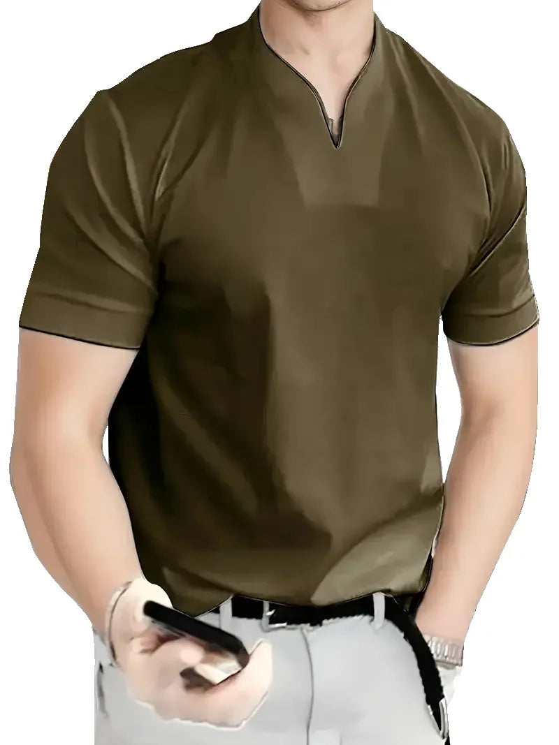 Core Flex V-Neck Solid Fit Tee Rich Allure
